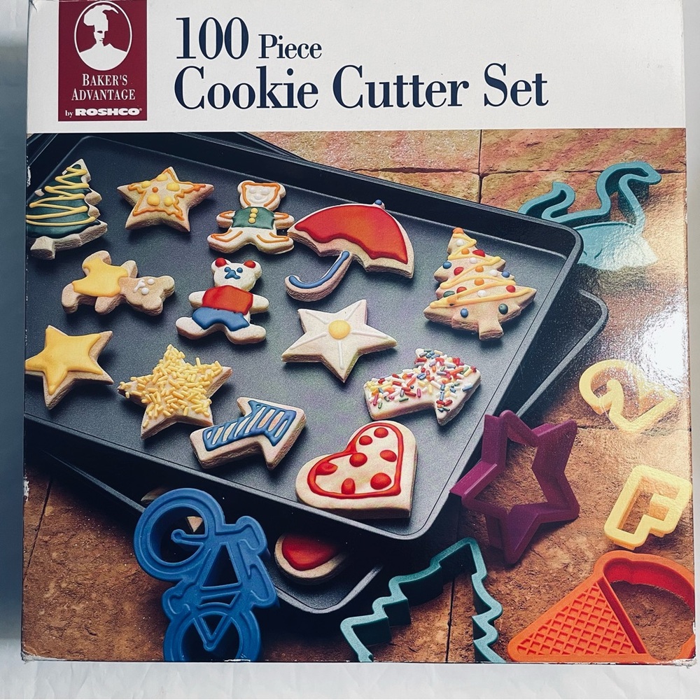Cookie Cutter Set 100 piece holidays numbers letters New